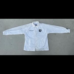 Bad boy windbreaker 20th Anniversary windbreaker color white size large